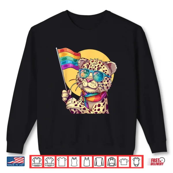 Lgbt Leopard Gay Pride Month Rainbow Lgbt Parade Lgbtq Shirt 2 Sweatshirt LGBT Leopard Gay Pride Month Rainbow LGBT Parade LGBTQ Shirt