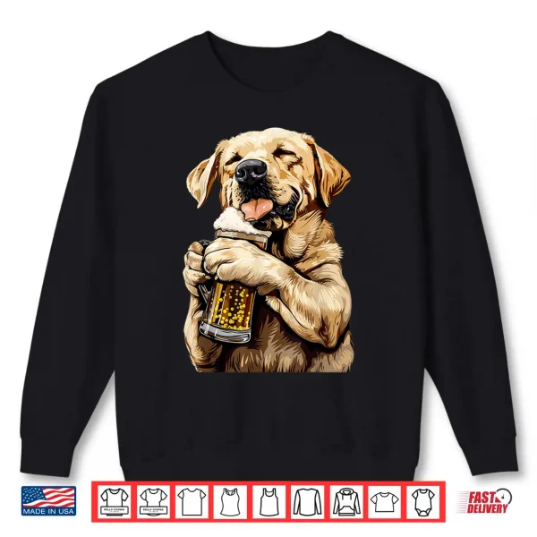 Sweatshirt Labrador Retriever Beer Shirt