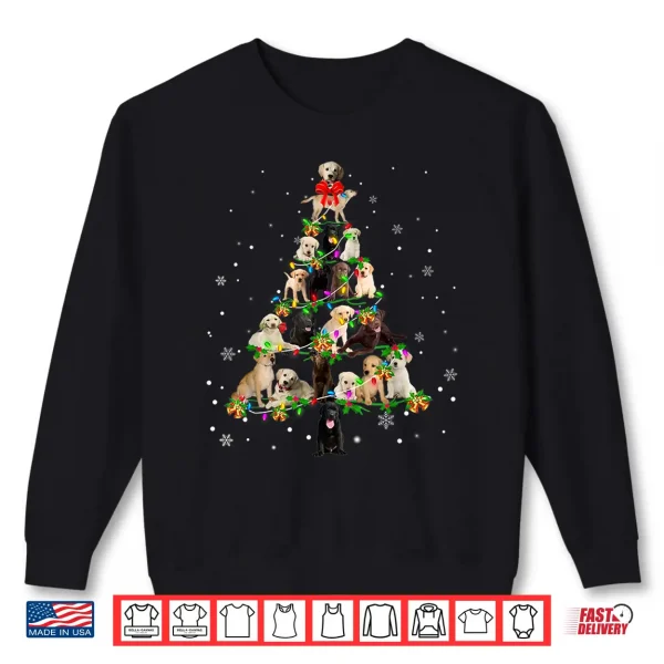 Sweatshirt Labrador Retriever Christmas Tree X Mas Gift Shirt
