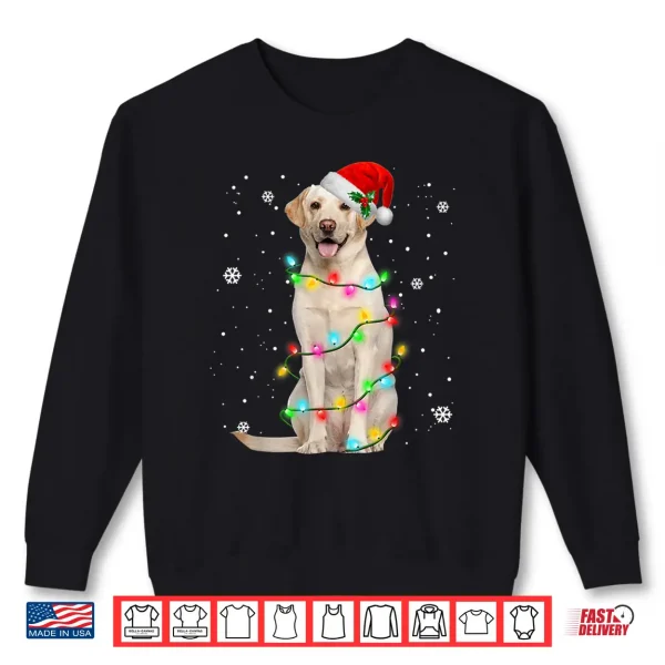 Sweatshirt Labrador Retriever Dogs Tree Christmas Sweater Xmas Pet Dogs Shirt