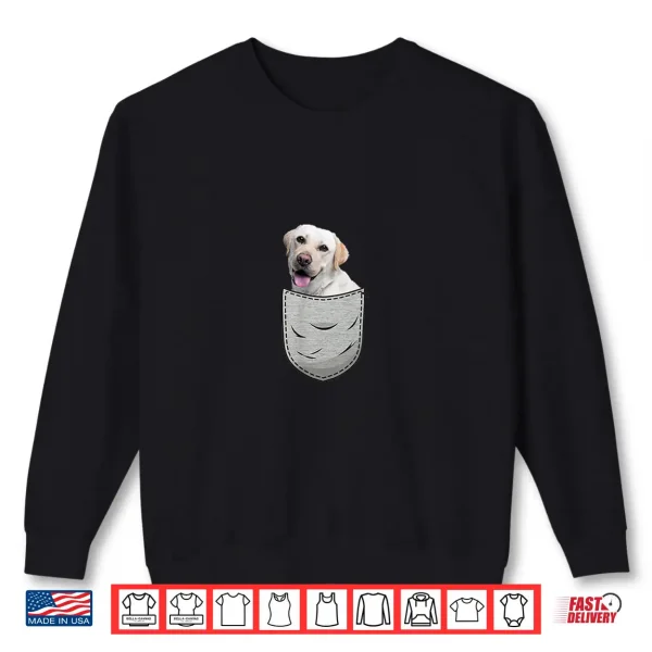 Sweatshirt Labrador Retriever Lab Labbi Chest Pocket Dog Lover Owner Shirt