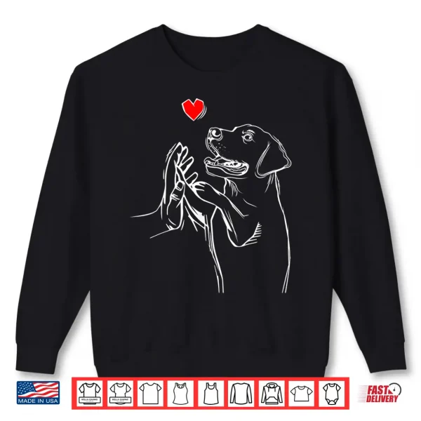 Sweatshirt Labrador Retriever Love Golden Black Lab Shirt
