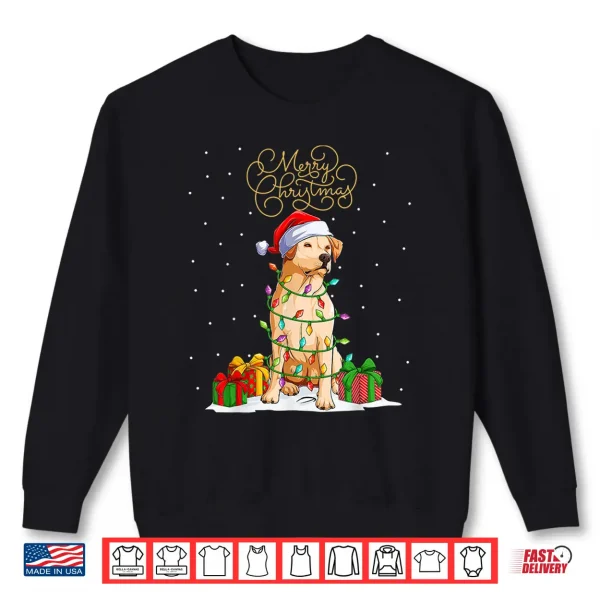 Sweatshirt Labrador Retriever Merry Christmas Xmas Lab Christmas Dog Shirt