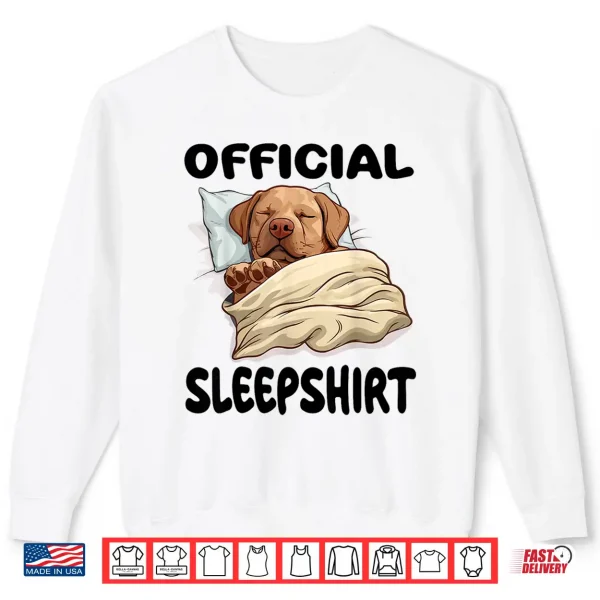 Sweatshirt Labrador Retriever Official Sleepshirt Pajamas Nightgown Shirt