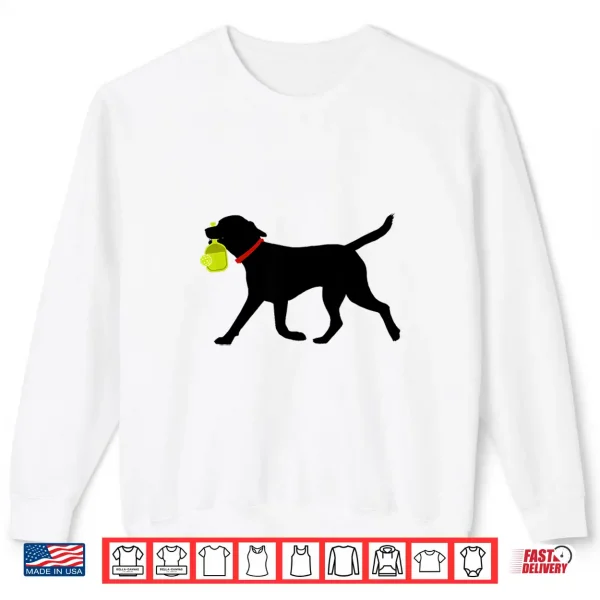 Sweatshirt Labrador Retriever Shirt Play Pickleball Lover Black Lab Shirt