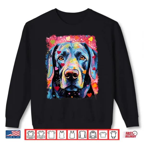 Sweatshirt Labrador Retriever Valentines Day Shirt