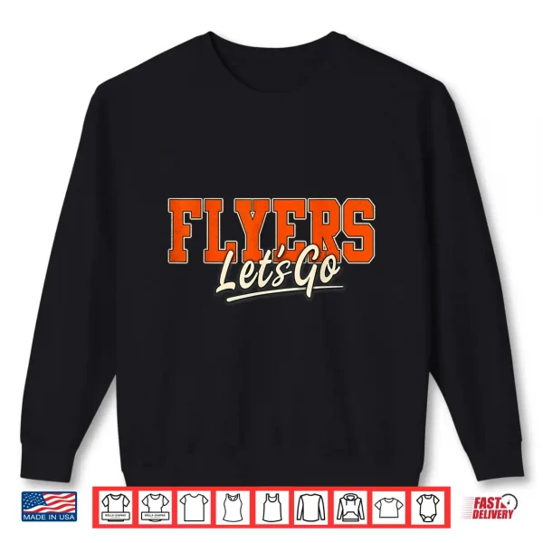 Sweatshirt Lets go Flyers Retro Vintage for Men Women Boys Youth Tee Shirt