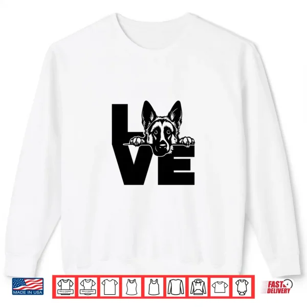 Sweatshirt Love German Shepherd Dog Shirt