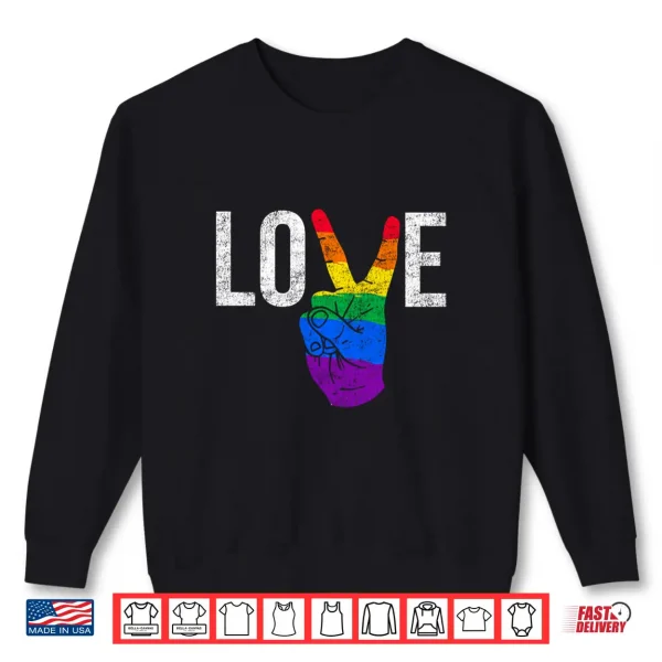 Love Lgbt Shirt 2 Sweatshirt Love LGBT Shirt