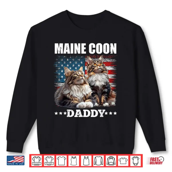 Sweatshirt MAINE COON DAD MAINE COON FATHER MAIN COON CAT DADDY Shirt