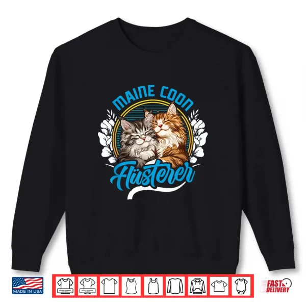 Sweatshirt MAINE COON FLUSTERER Maine Coon lover Maine Coons Shirt