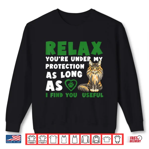 Sweatshirt Maine Coon Cat Gifts Lover Shirt