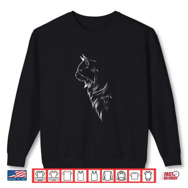Sweatshirt Maine Coon Cat Lover Coonie Cat Gift Shirt