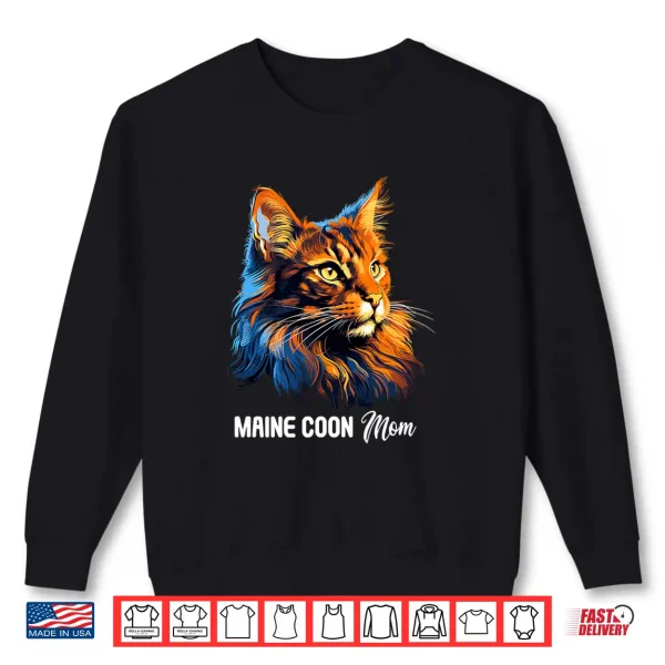 Sweatshirt Maine Coon Cat Mom Maine Coon Cat Shirt