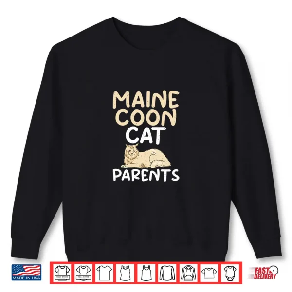 Sweatshirt Maine Coon Cat Parents Shirt