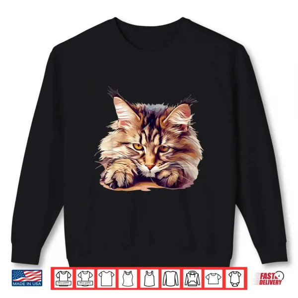 Sweatshirt Maine Coon Cats Kitten Maine Coon Cat Shirt