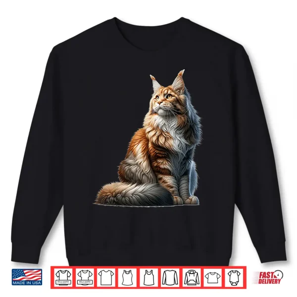 Sweatshirt Maine Coon Design Maine Coon Cat Shirt