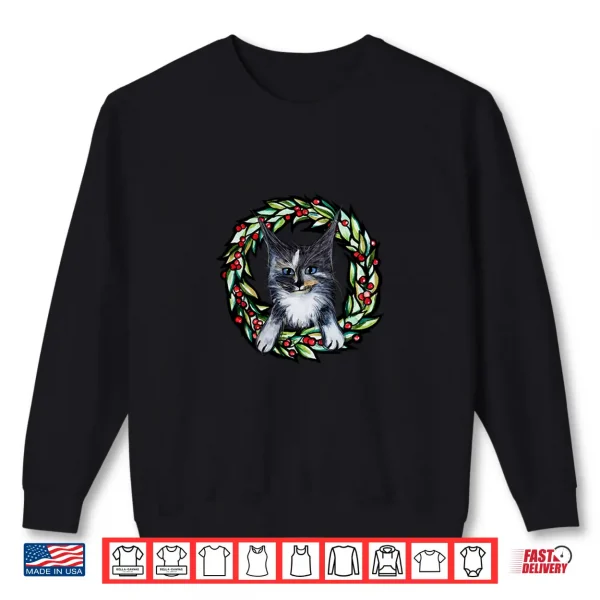 Sweatshirt Maine Coon Dilute Calico Cat Christmas Shirt
