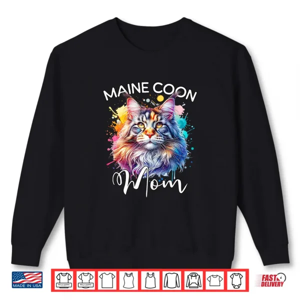 Sweatshirt Maine Coon Mom Cat Mom Maine Coon Shirt