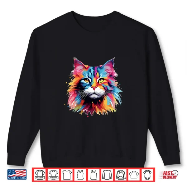 Sweatshirt Maine Coon cat gift for cat lovers Shirt
