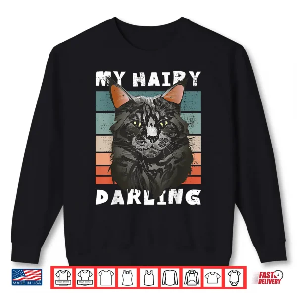 Sweatshirt Maine coon. My hairy darling. For cat lovers. Shirt