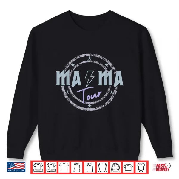 Sweatshirt Mama Tour Rock Tour Moms Life Mothers Day Family Shirt