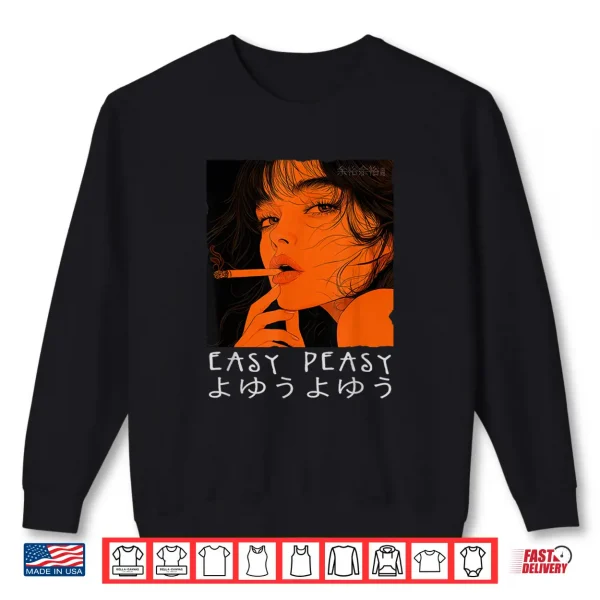 Sweatshirt Manga Hip Hop Retro Vintage Hipster Urban Streetwear Anime Shirt