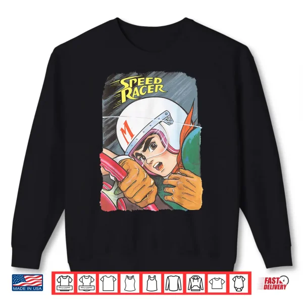 Sweatshirt Manga Speed Racer Logo Close Shirt