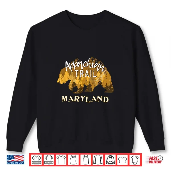 Sweatshirt Maryland Appalachian Trail Hiking Outdoor Backpacking Hiker Shirt