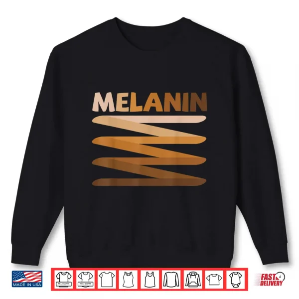 Sweatshirt Melanin Black Queen King African American Man Women Girl Shirt