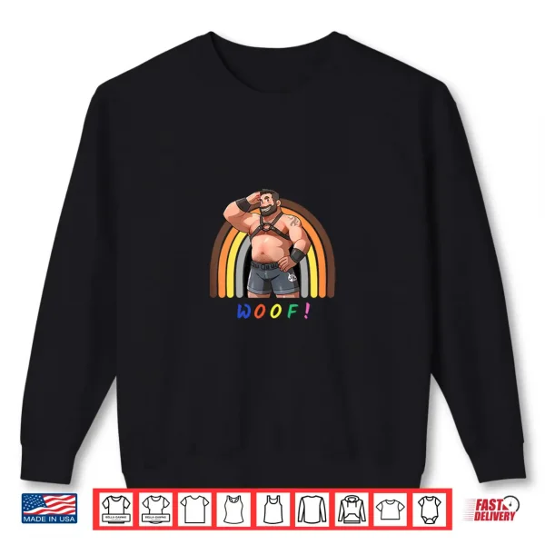 Sweatshirt Mens Gay Bear Woof Bear Daddy Cute Bear Pride Month Shirt