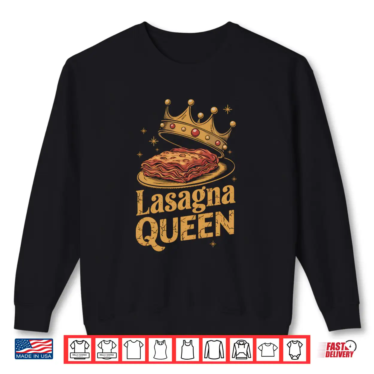 Mens Lasagna Queen Performance Shirt Mens Lasagna Queen Performance Shirt
