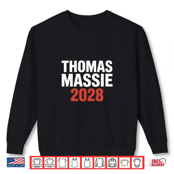 Sweatshirt Mens Ron Paul Thomas Massie Election 2028 President Men Women Performance Shirt