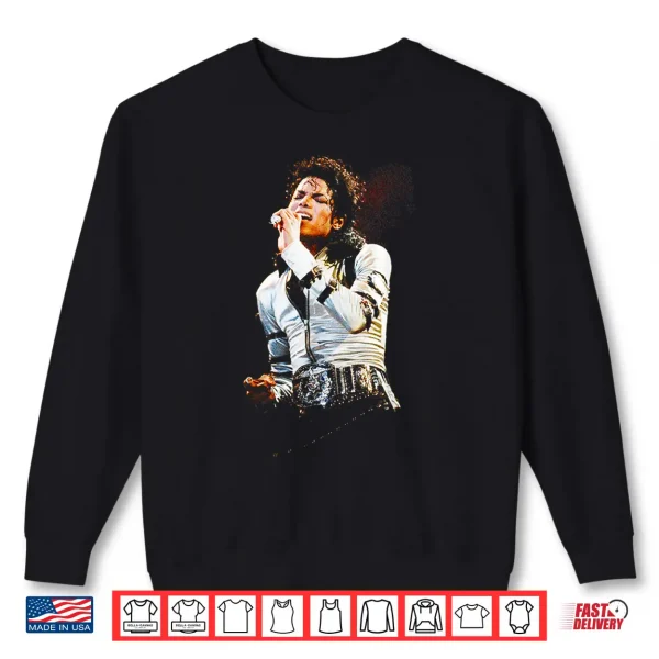 Sweatshirt Michael Jackson Bad World Tour Dirty Diana Live 1988 Shirt