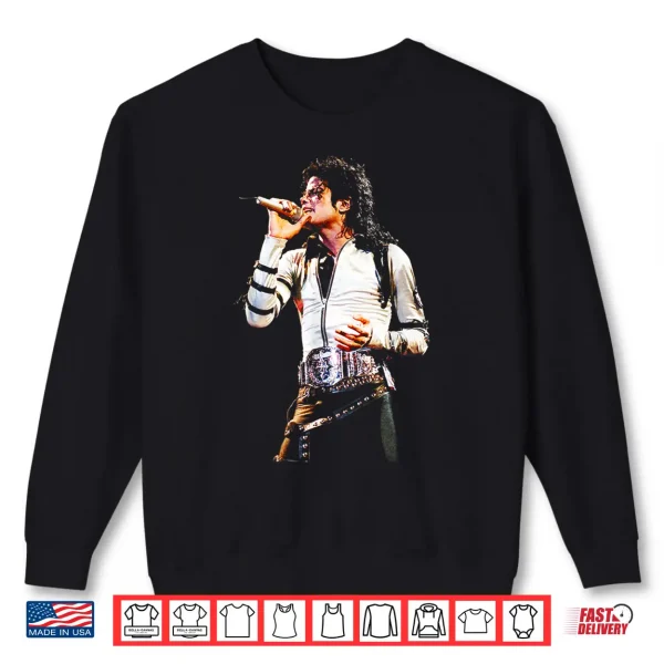 Sweatshirt Michael Jackson Bad World Tour Smooth Criminal Live 1988 Shirt