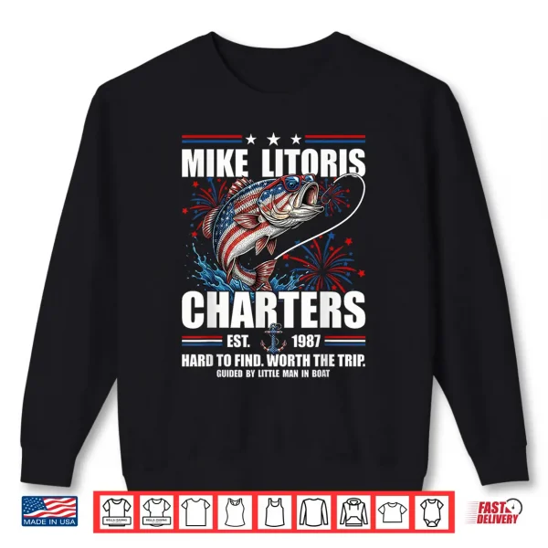 Sweatshirt Mike Litoris Funny Adult Humor Innuendo Joke 4th of July Shirt
