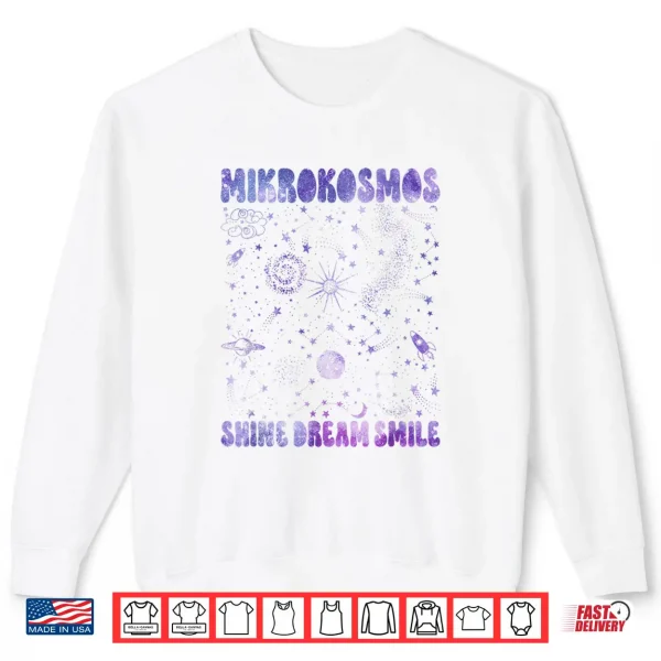 Sweatshirt Mikrokosmos Shine Dream Smile Twinkling Starlight Astronaut Shirt