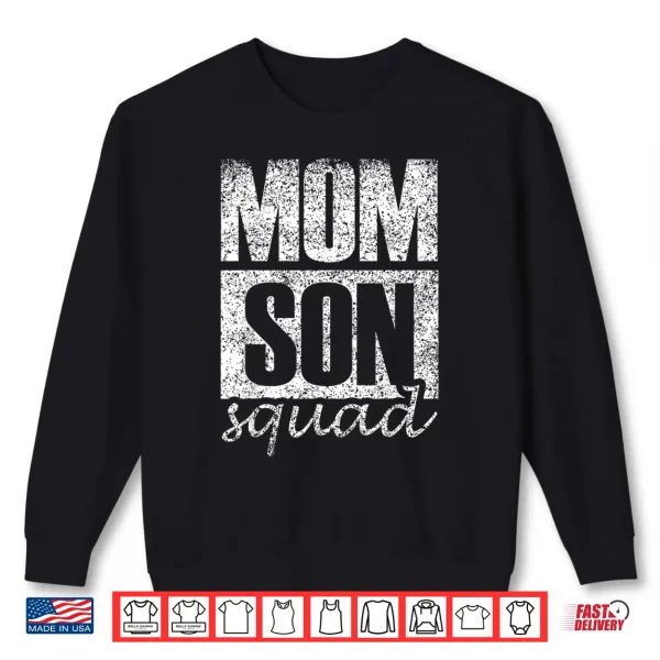 Sweatshirt Mommy Son Squad Mothers Day Matching Mom Sons Mother Son Shirt