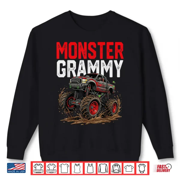 Sweatshirt Monster Grammy Monster Truck Mothers Day Family Matching Shirt