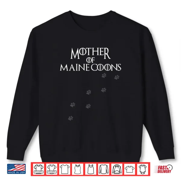 Sweatshirt Mother of Maine Coon cat mom Shirt