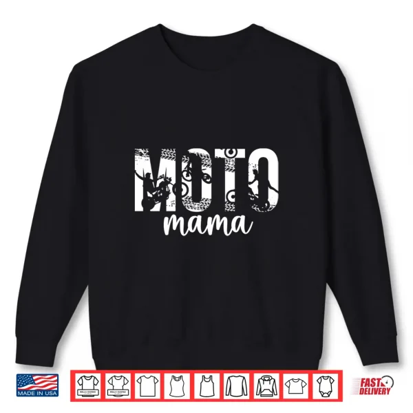 Sweatshirt Moto Mama Motocross Mom Of A Motocross Rider Mother Shirt