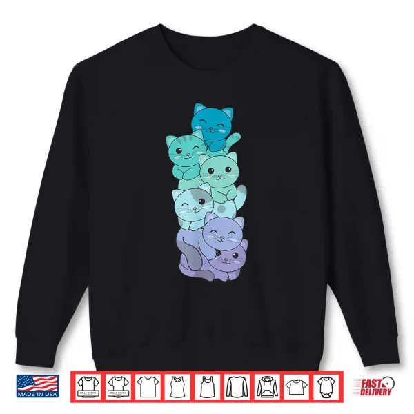 Sweatshirt Neptunic Flag Pride Month Lgbtq Neptunic Cat Shirt