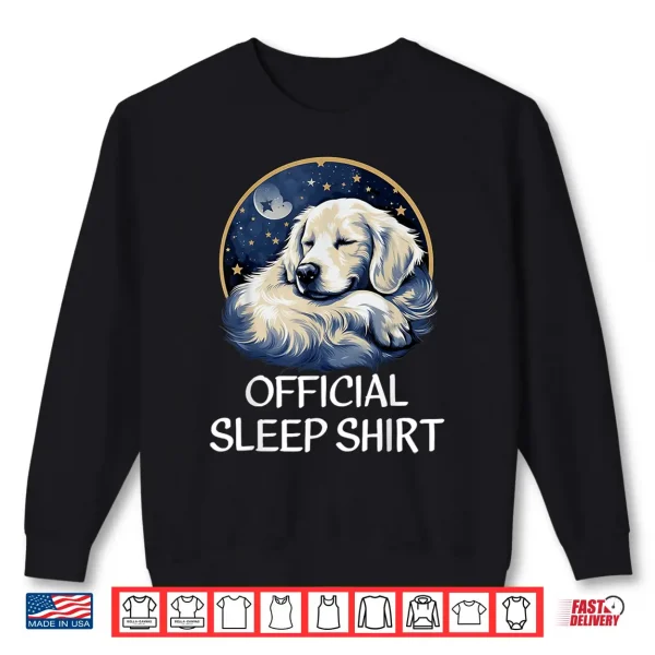 Sweatshirt Official Sleep Shirt Golden Retriever Nightshirt Pajama Shirt