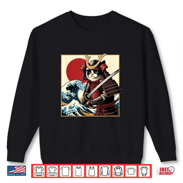 Sweatshirt Otaku Ragdoll Cat Samurai Shirt