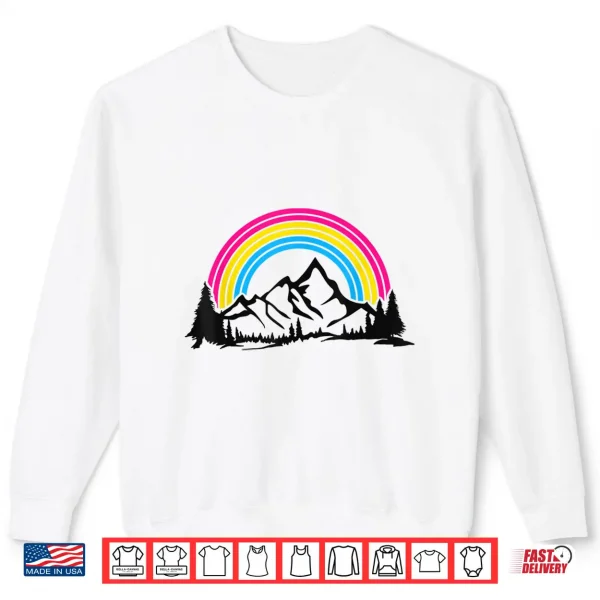 Sweatshirt Pan Pride Hiking Camping Backpacking Outdoor Pansexual LGBT Shirt