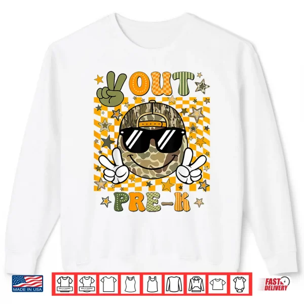Sweatshirt Peace Out Pre K Camo Last Day Senior Graduation Shirt