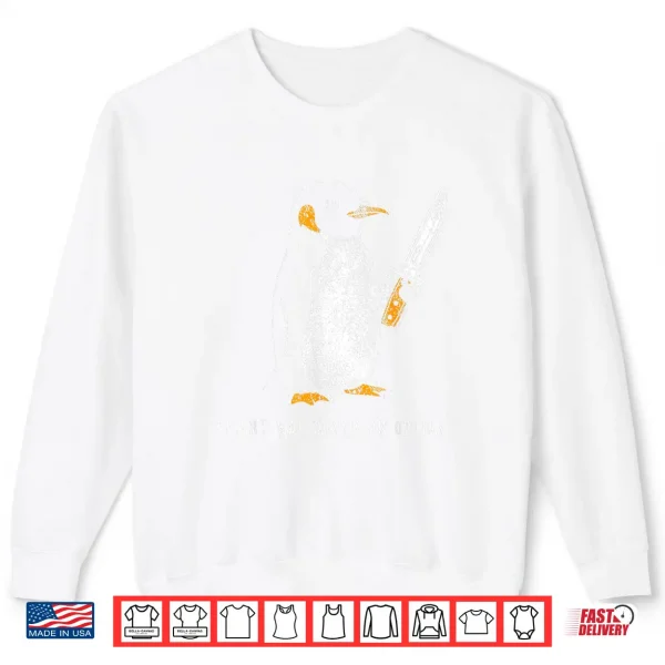 Sweatshirt Penguin Flight was Never an Option Funny Dark Humor Shirt