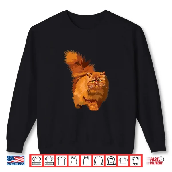 Sweatshirt Persian Cat Cute Cat Shirt