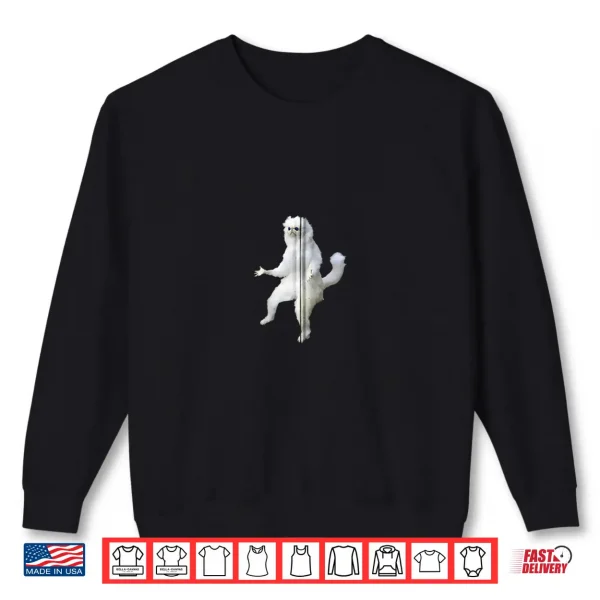 Sweatshirt Persian Cat Room Guardian Meme Vital Rending Funny Cat Shirt