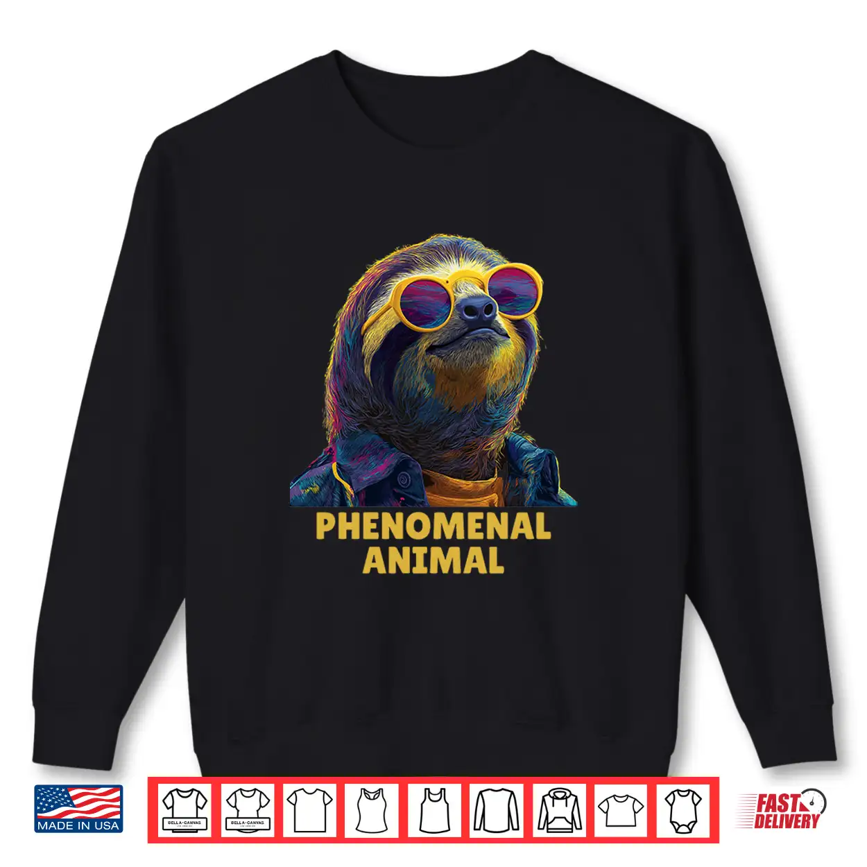 Phenomenal Happy Sloth Premium Tri Blend Shirt Phenomenal Happy Sloth Premium Tri Blend Shirt